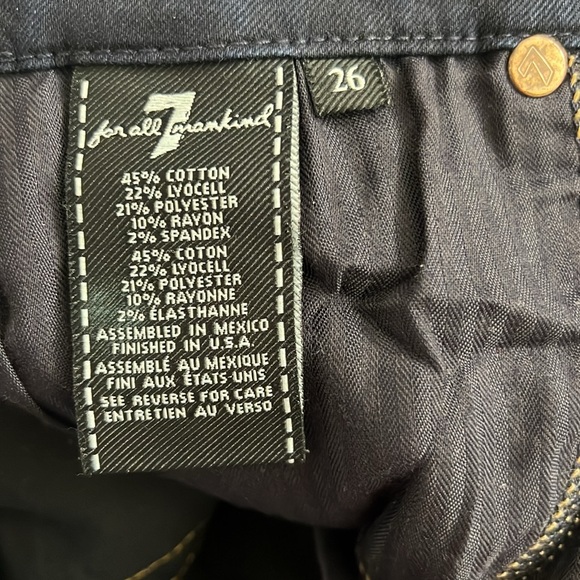 7 for all Mankind ankle skinny - Picture 5 of 5